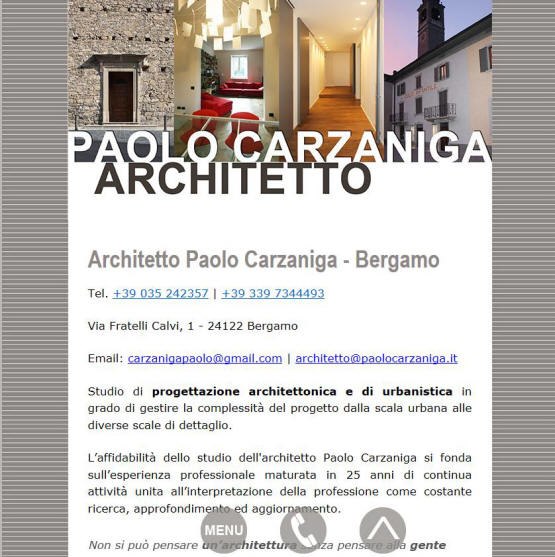 Architetto Bergamo - Paolo Carzaniga
