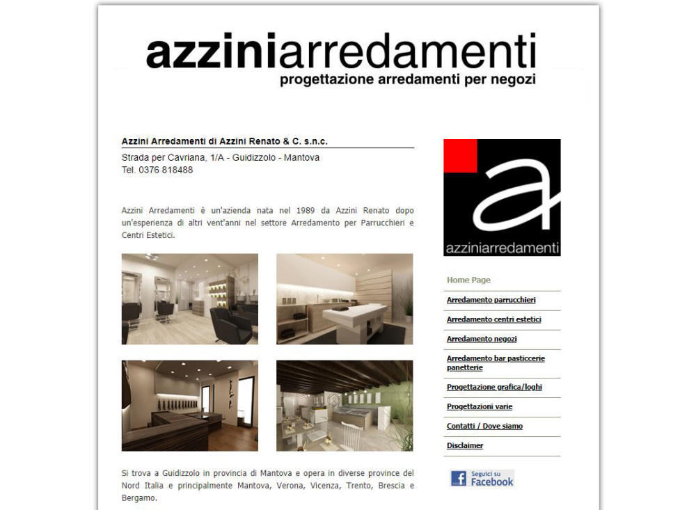 Arredamento negozi Mantova - Il sito di Azzini Arredamenti