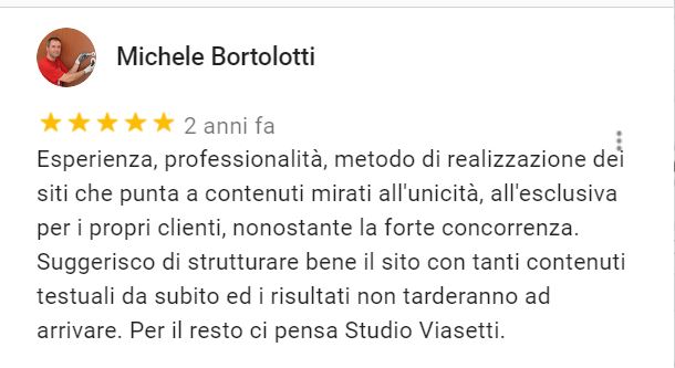 Opinioni su studio Viasetti - Da Facebook